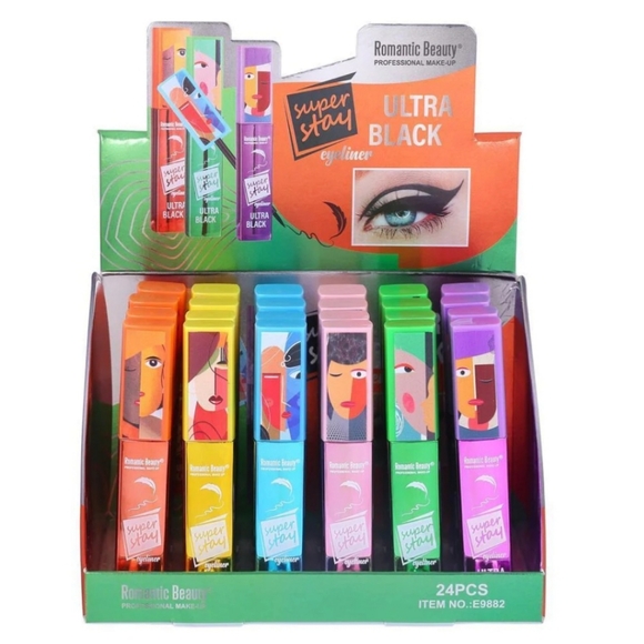 Romantic Beauty Picasso Ultra Black Eyeliner Super Stay New - Picture 3 of 7